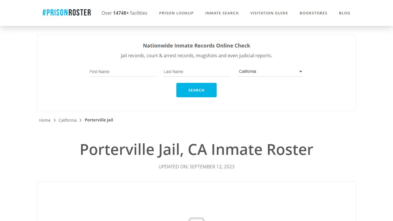 Porterville Jail, CA Inmate Roster - Prisonroster